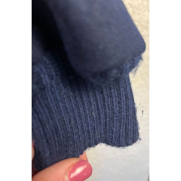 Vintage Pendleton Men’s Bomber Jacket Size XLarge Navy Blue Pure Virgin Wool - Picture 11 of 11